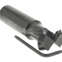 30° Lead Angle, 3/4" to 1.077" Cut Dia, Indexable & Chamfer End Mill