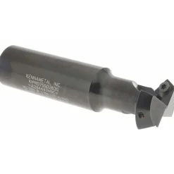 30° Lead Angle, 3/4" to 1.077" Cut Dia, Indexable & Chamfer End Mill