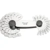 28 Leaf, 0.5 to 11.5mm Pitch Range, Steel Screw Pitch Gage