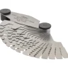 16 Leaf, 1 to 12 TPI Range, Stainless Steel Screw Pitch Gage