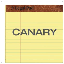 Legal Pad Writing Pad: 50 Sheets, 8-1/2 x 11-3/4