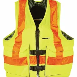 Life Jackets & Vests: Type: Hi-viz Mesh Vest; Size: X-Large; Material: Retroreflective; Minimum Buoyancy (lbs): 15.5