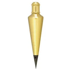 5-5/16" Long, 1-5/16" Dia Brass Plumb Bob