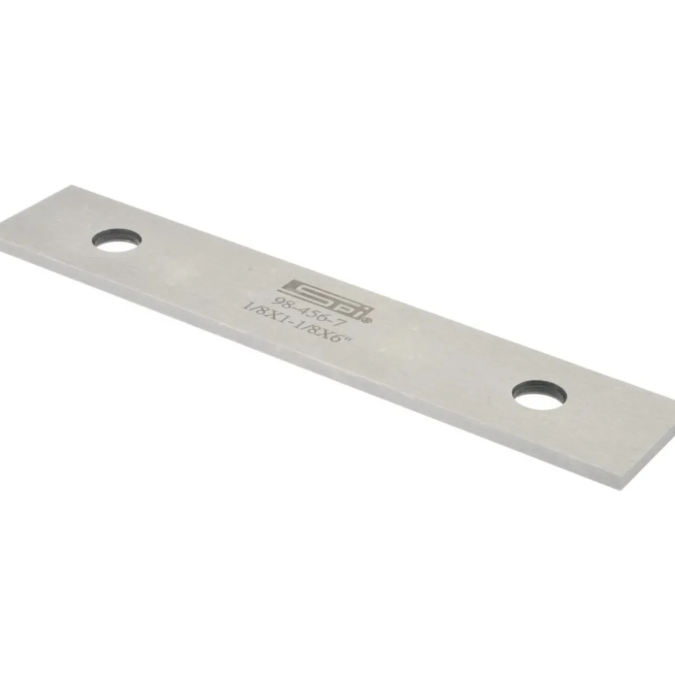6" Long x 1-1/8" High x 1/8" Thick, Steel Parallel