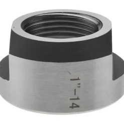 Machine Tool Arbor Nuts: Arbor Diameter Compatibility: 1 in; Thread Size: 1-14 in; Thread Direction: Right Hand; Material: Alloy Steel