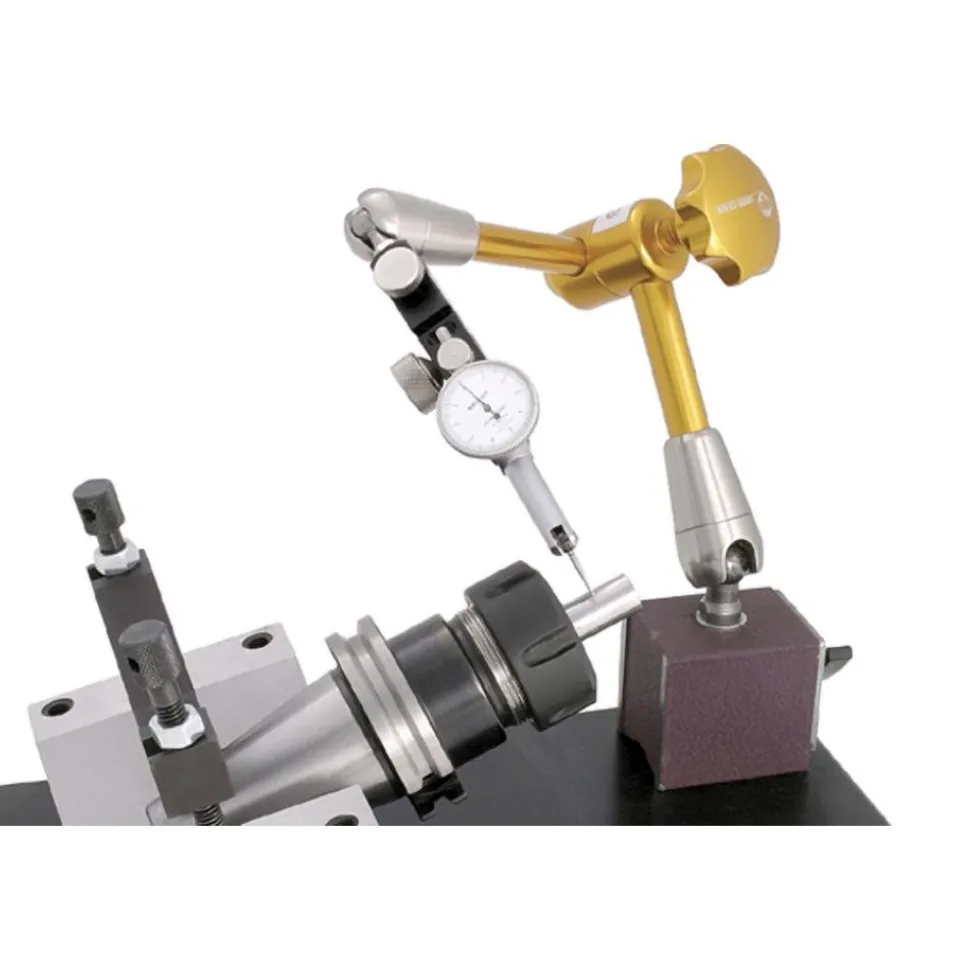Magnetic Indicator Base: 2-3/8" Base Length, 2" Base Width, Magnetic