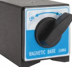 Magnetic Indicator Base: 63.00 mm Base Length, 50.00 mm Base Width, On, Off Switch