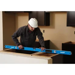Magnetic 32" & 78" Long 3 Vial Box Beam Level