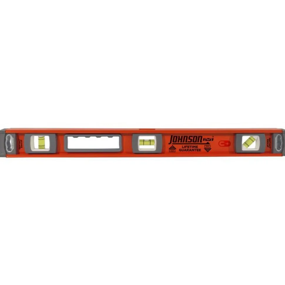 Magnetic 24" Long 3 Vial I-Beam Level