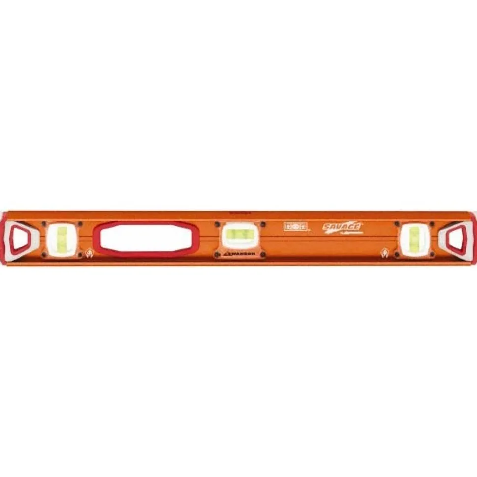 Magnetic 24" Long 3 Vial I-Beam Level