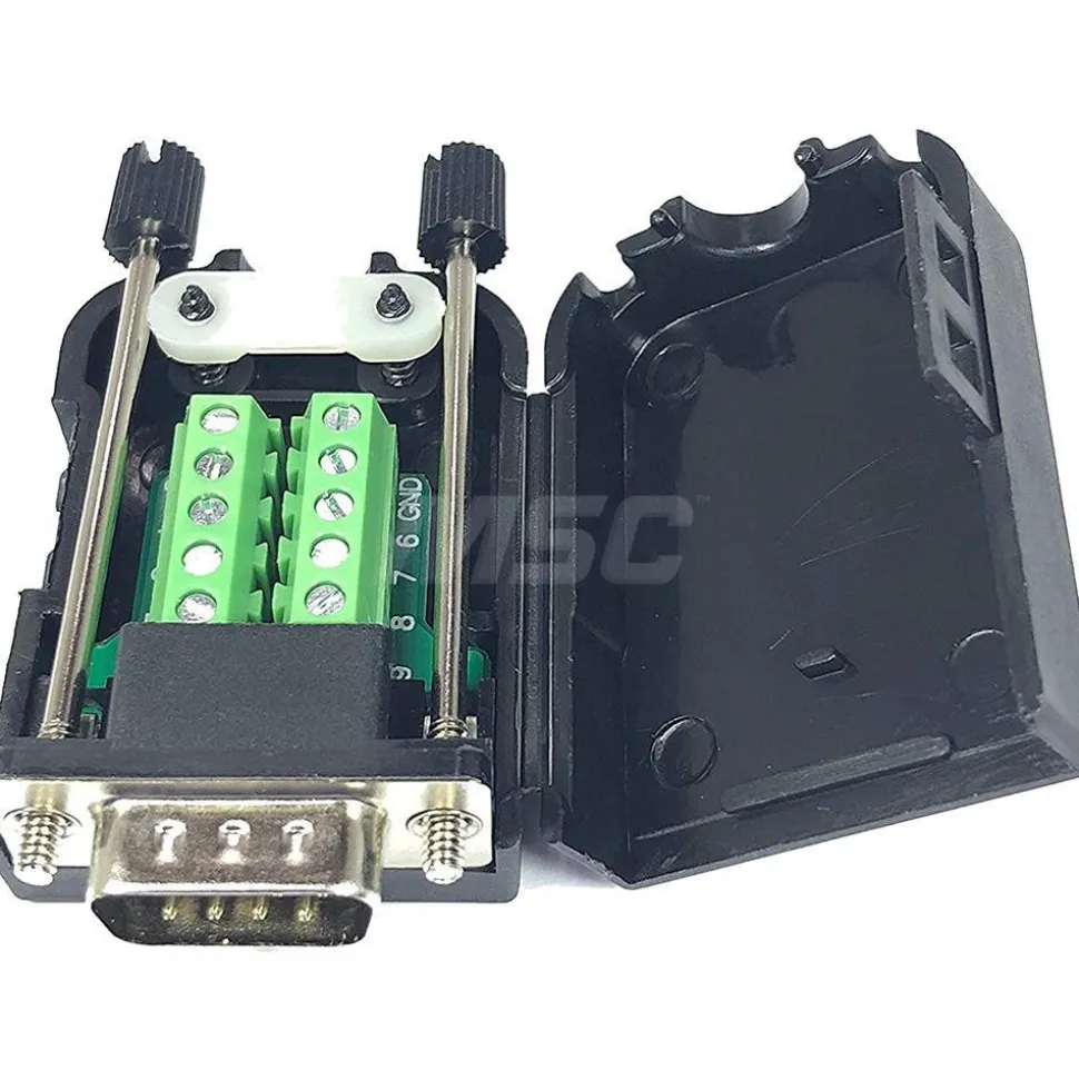 Male D-Sub RS-232 Serial DB9 Adapter