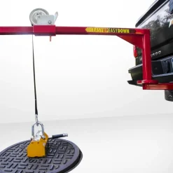 Manhole Equipment & Accessories: Lifter Type: Lid Lifter; Material: Steel; Color: Red