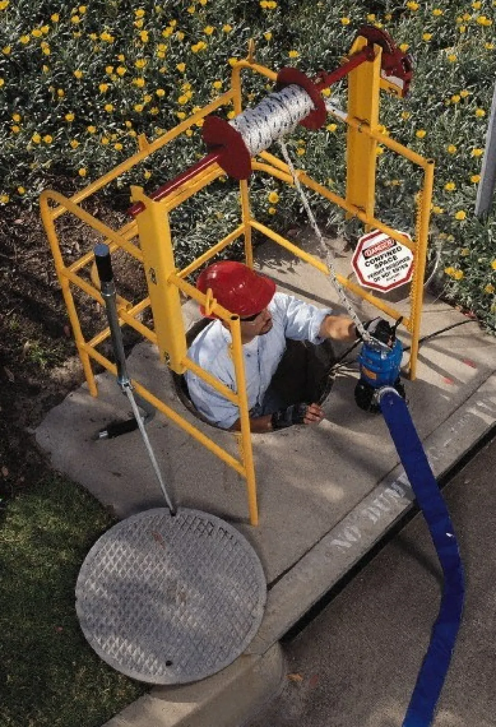 Manhole Guard Rail