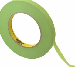Masking Tape: 12.00 mm Wide, 180' Long, 6.7 mil Thick, Green