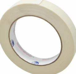 Masking Tape: 18.00 mm Wide, 180' Long, 5 mil Thick, White