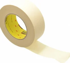 Masking Tape: 2" Wide, 180' Long, 6.3 mil Thick, Tan