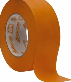 Masking Tape: 2" Wide, 180' Long, 7.3 mil Thick, Orange