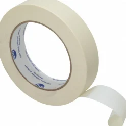 Masking Tape: 1" Wide, 180' Long, 5 mil Thick, Tan