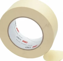 Masking Tape: 2" Wide, 180' Long, 5.2 mil Thick, Tan