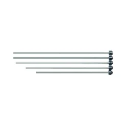 Mechanical Depth Micrometer: 4'' Range, 4 Rods, Satin Chrome Finish