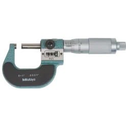 Mechanical Outside Micrometer: 1" Range, 0.0001" Graduation