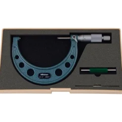 Mechanical Outside Micrometer: 4" Range, 0.0001" Graduation
