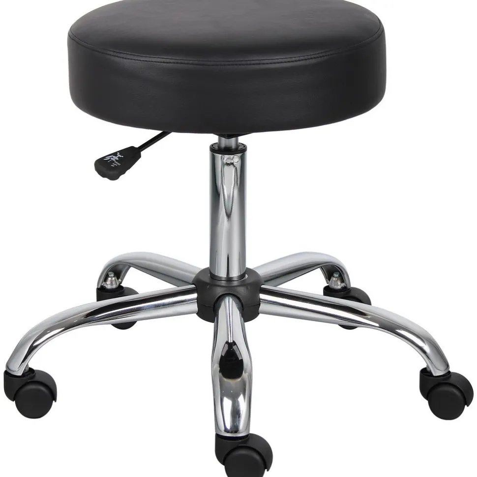 Medical Spa Professional Adjustable Stool: 20-1/2 to 26-1/2" Seat Height, 16 x 16" Seat