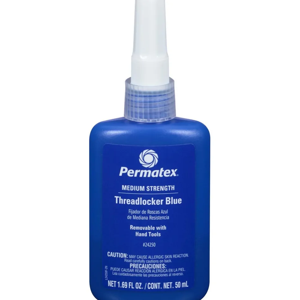 Medium Strength Threadlocker, Blue, 50 mL