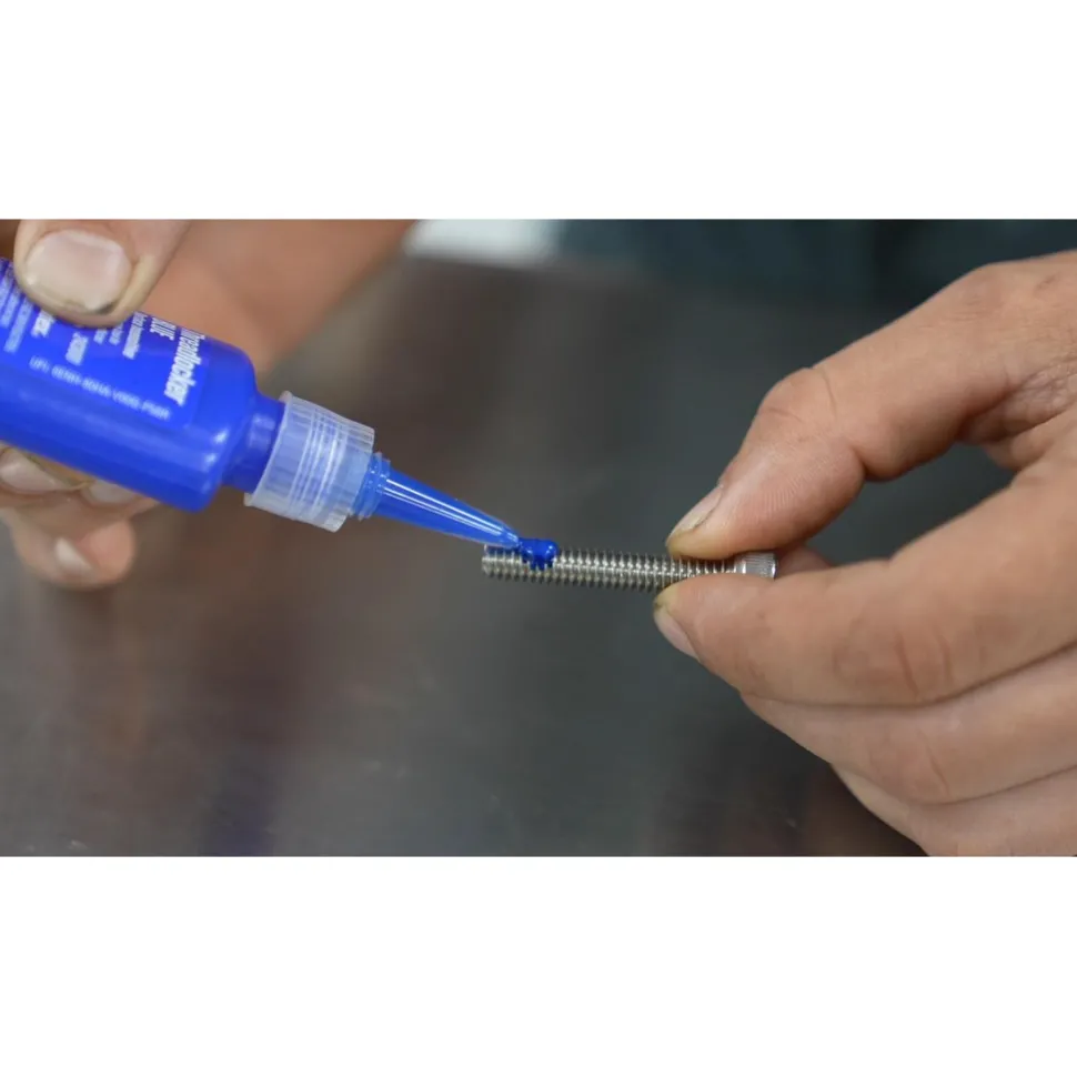 Medium Strength Threadlocker, Blue, Gel, 10 g