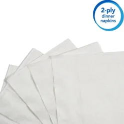 Mega Cartridge Napkin Box, Disposable Paper Napkins, 6 Cartons of 875 Beverage Napkins