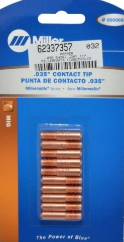 MIG Welder Contact Tip: 0.035" Max Wire Dia