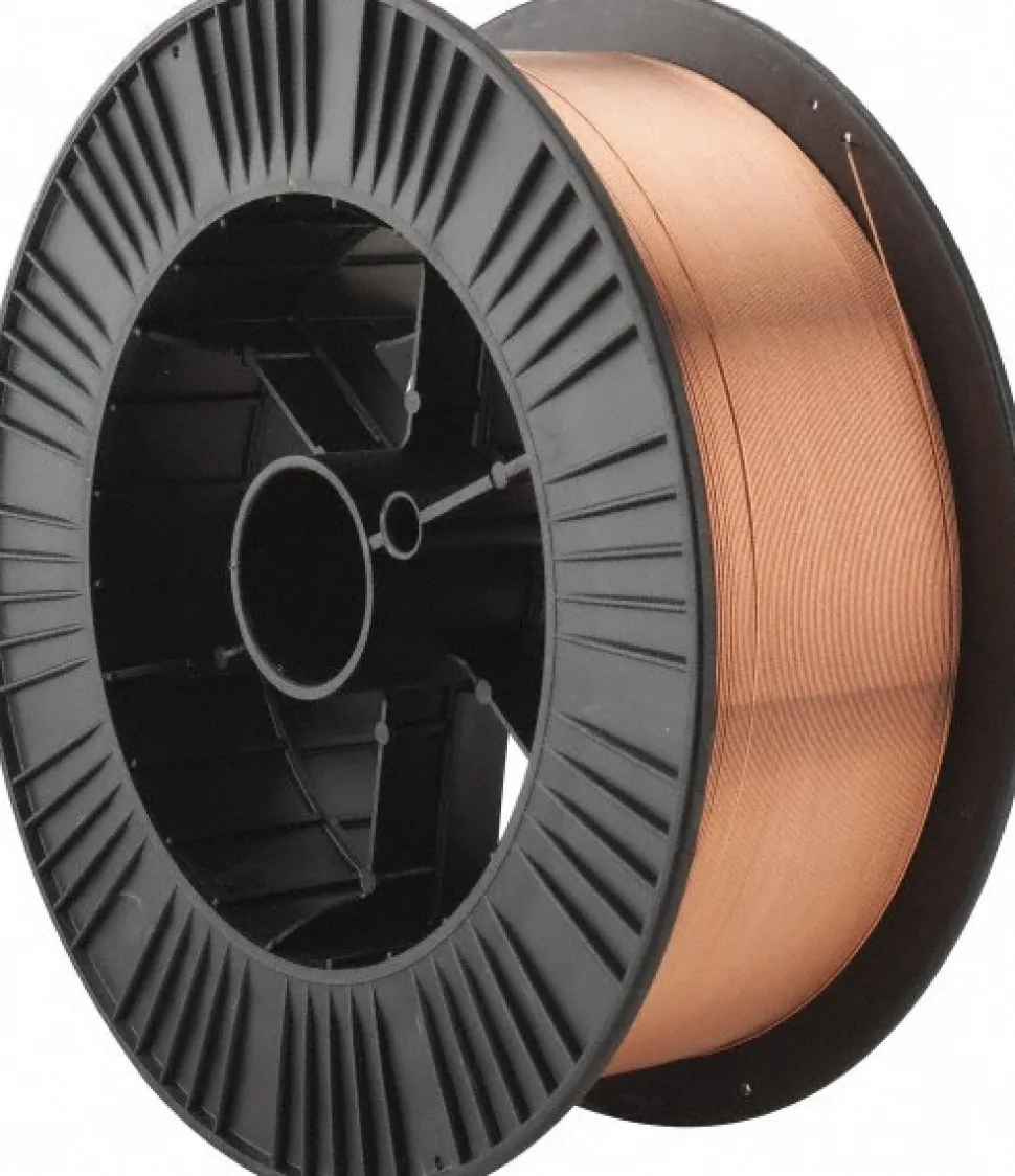 MIG Welding Wire: ER70S-6, 0.0350" Dia, Carbon Steel