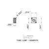 Milling Inserts: Insert Style: LNMT; Insert Size: 13; Insert Material: Solid Carbide; Insert Shape: Butterfly