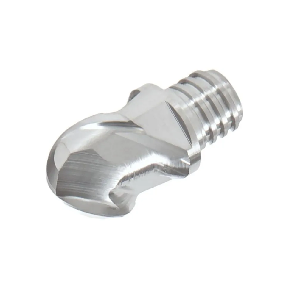 20mm Mill Dia, 15mm LOC, Solid Carbide Ball End Mill Head
