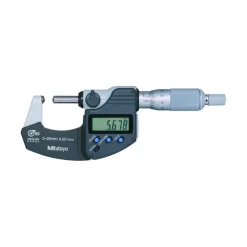25.4mm Max Measurement, Spherical Face Micrometer