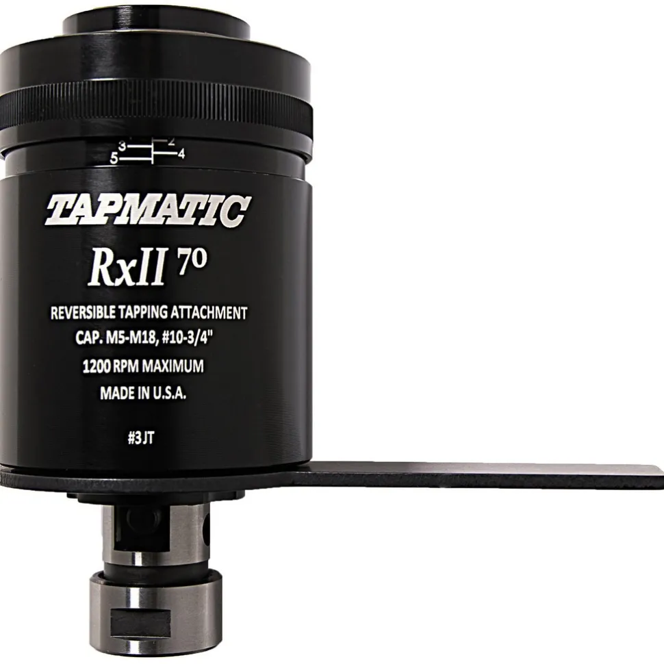 Model RX70, No. 10 Min Tap Capacity, 3/4 Inch-16 Max Mild Steel Tap Capacity, JT3 Mount Tapping Head