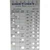 M2 to M7mm Stainless Steel Metric Thread Screw Checker