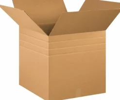 Multi-Depth Shipping Box: 20" Long, 20" Wide, 20" High
