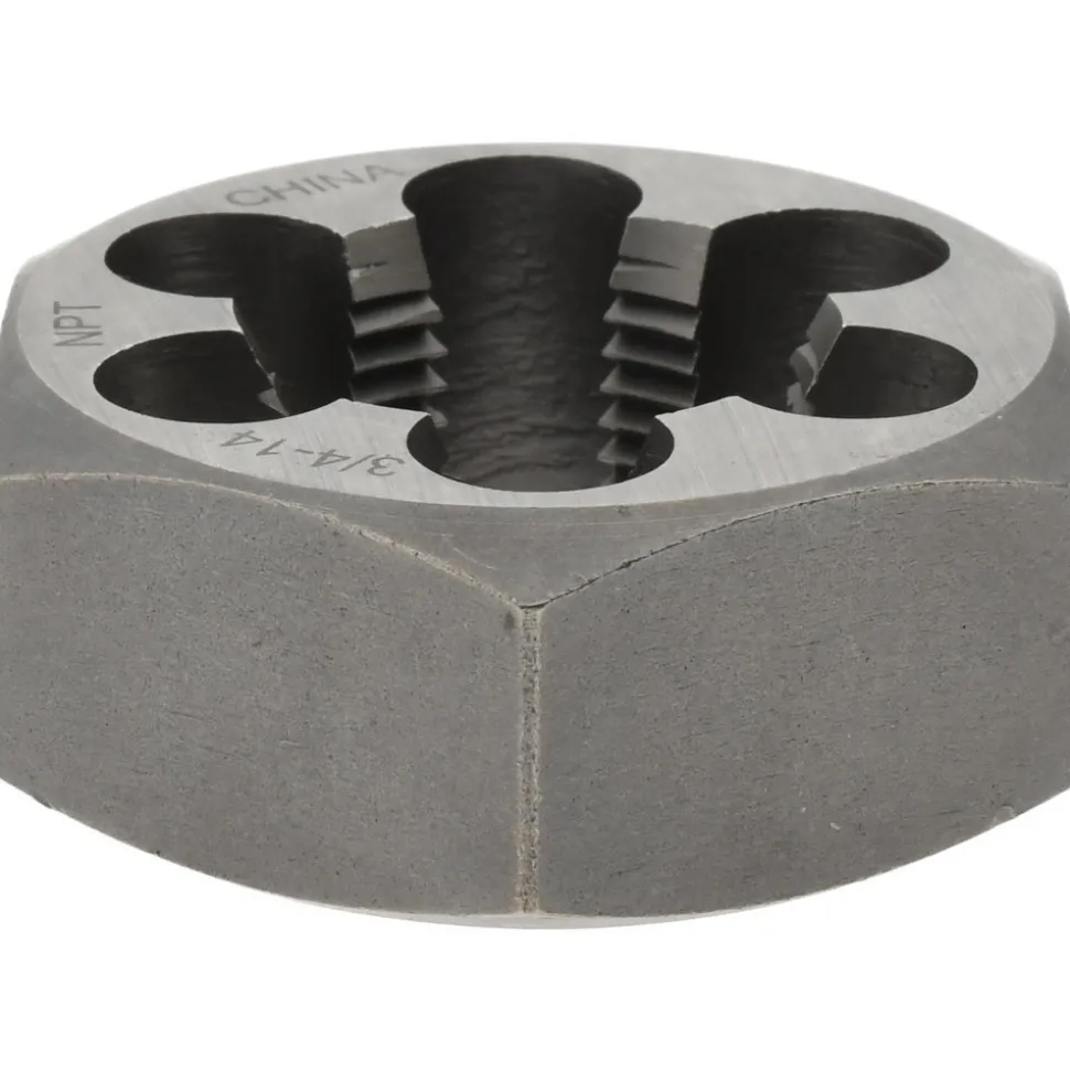 3/4-14 NPT x 2" Hex Hex Pipe Die