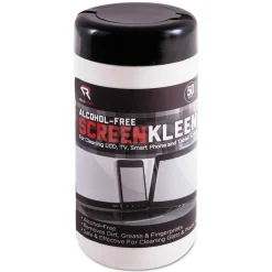 Office Machine Supplies: Cleaning Wipes, White