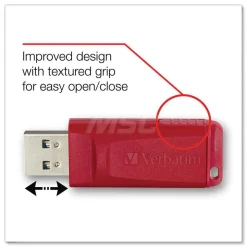 Office Machine Supplies: Flash Drive, Red