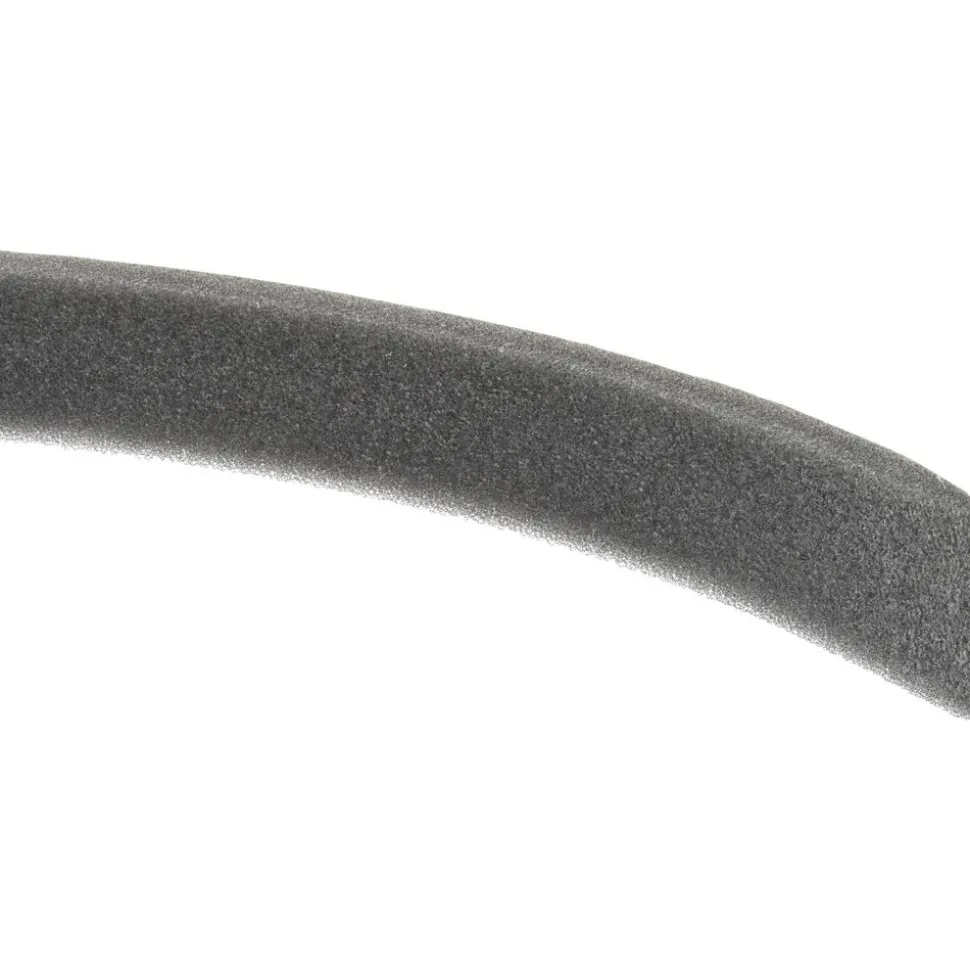 Open Cell Polyurethane Roll: 1/4" Thick, 1" Wide, Gray