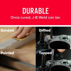 Original Cold-Weld Formula, Steel Enforced Epoxy, Twin Tube, Dark Gray, 10 oz