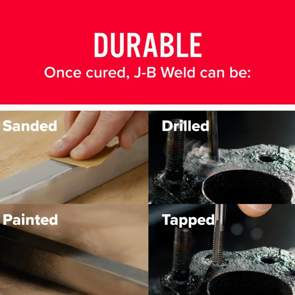 Original Cold-Weld Formula, Steel Enforced Epoxy, Twin Tube, Dark Gray, 10 oz