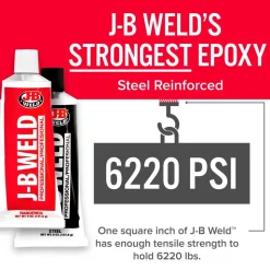 Original Cold-Weld Formula, Steel Enforced Epoxy, Twin Tube, Dark Gray, 10 oz