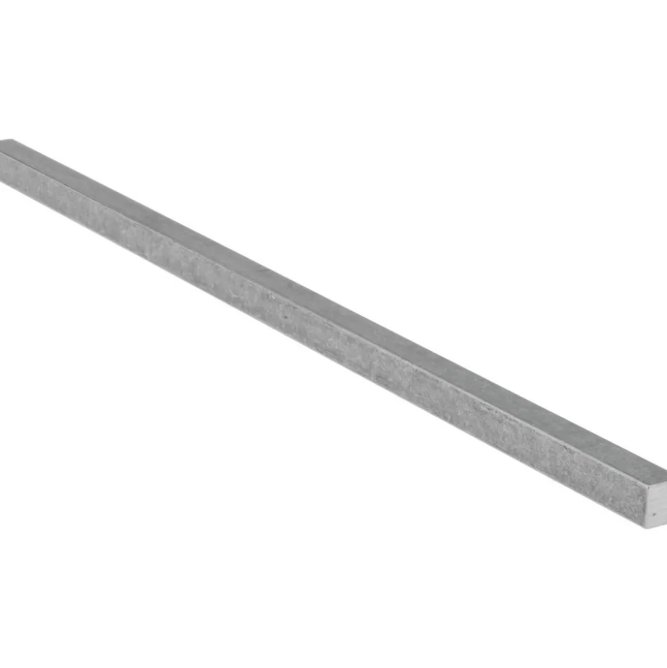 Oversized Key Stock: 3/8" High, 3/8" Wide, 12" Long, Steel