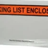 Packing Slip Envelope: Packing List Enclosed, 1,000 Pc