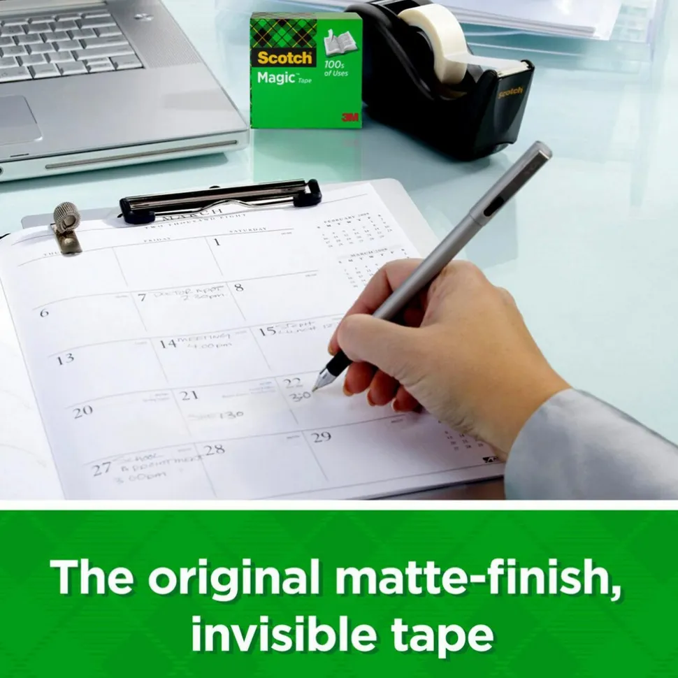 Packing Tape: 3/4" Wide, Clear, Acrylic Adhesive