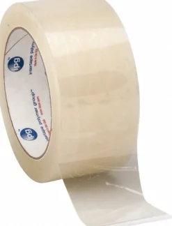 Packing Tape: 2" Wide, Clear, Rubber Adhesive