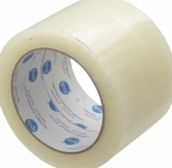 Packing Tape: 3" Wide, Clear, Rubber Adhesive